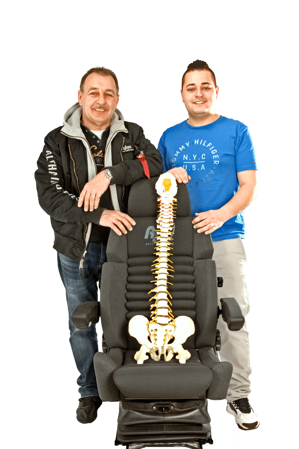 Sitzstudio ASN in Bad Wildungen Heinz-Dieter Nobis mit Sohn André Nobis