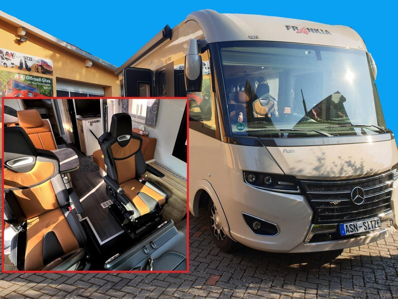 ASN ergonimische Autositze für EXKLUSIV PROJEKT Wohnmobil-FRANKIA
